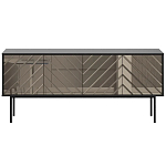 Длинная тумба с зеркальным декором Serena варинант исполнения - 5 | Loft Concept в Орле