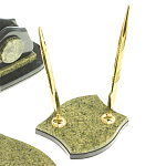 Настольный письменный набор из змеевика из 7-ми элементов Successful Leader варинант исполнения - 8 | Loft Concept в Орле