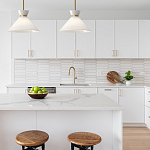 Подвесной светильник с белым стеклянным конусным плафоном Alora Mood варинант исполнения - 13 | Loft Concept в Орле