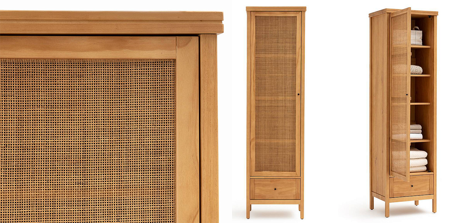 Шкаф Niels Wicker Cupboard Шкаф Niels Wicker Cupboard - Loft-Concept в Орле