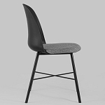 Стул из прочного пластика на металлическом основании Anora Black варинант исполнения - 3 | Loft Concept в Орле