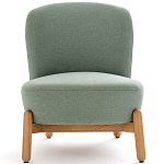 Кресло на деревянных ножках Olguin Green Chair варинант исполнения - 2 | Loft Concept в Орле
