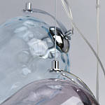 Люстра каскадная с 9-ю разноцветными стеклянными плафонами Kaleido варинант исполнения - 11 | Loft Concept в Орле