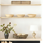 Настольная лампа деревянная с белым абажуром Wooden Table Lamp варинант исполнения - 6 | Loft Concept в Орле