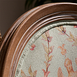 Барный стул из массива бука светло-зеленый с растительным орнаментом Raffael Angel Green Bar stool варинант исполнения - 4 | Loft Concept в Орле