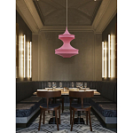 Подвесной вязаный розовый светильник «Моника» варинант исполнения - 2 | Loft Concept в Орле