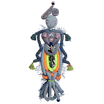 Кукла из одежды и павлопосадских платков Rusalka Blue Jeans 2 варинант исполнения - 1 | Loft Concept в Орле