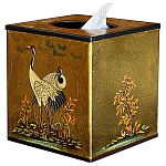 Салфетница в стиле Шинуазри Chinoiserie Gold Garden Tissue Box варинант исполнения - 1 | Loft Concept в Орле