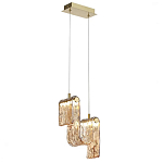 Подвесной светильник волнистой формы из фактурного стекла Wave варинант исполнения - 3 | Loft Concept в Орле