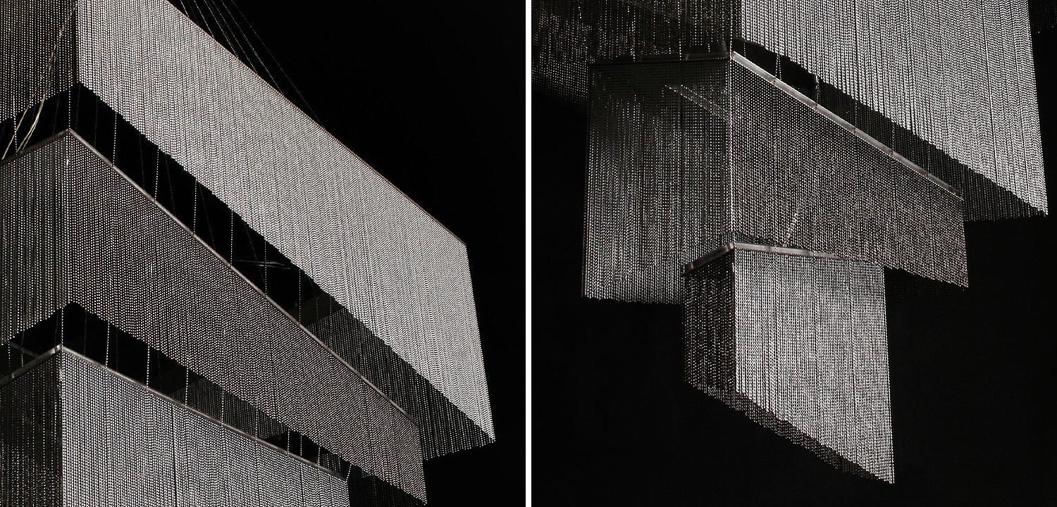 Люстра Серебряные цепочки Willowlamp Geometric Storm Silver Люстра Серебряные цепочки Willowlamp Geometric Storm Silver - Loft-Concept в Орле