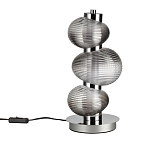 Настольная лампа с 3-мя рифлеными стеклянными шарами Marcelh Light варинант исполнения - 5 | Loft Concept в Орле