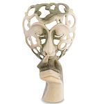 Маска ручной работы деревянная резная Beauty Mask варинант исполнения - 1 | Loft Concept в Орле