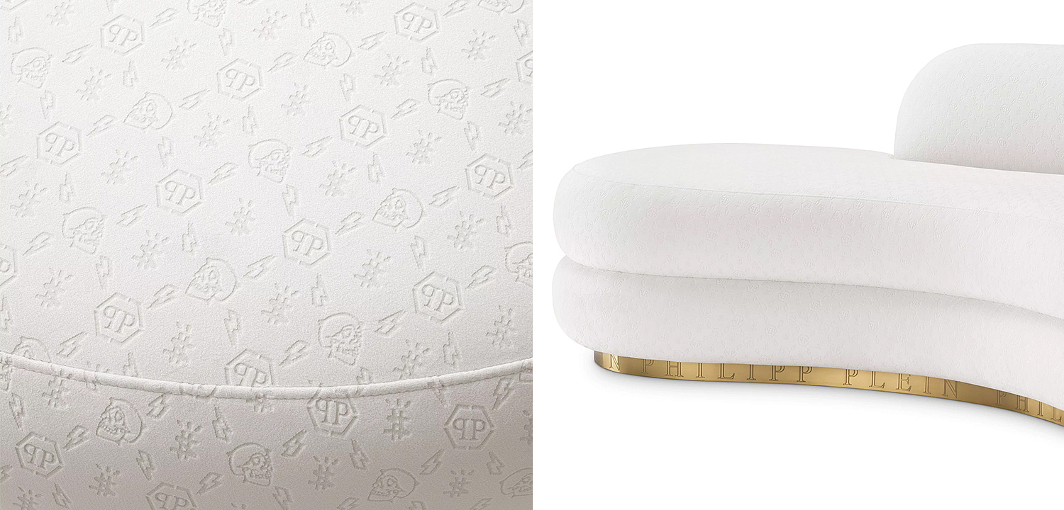 Диван белый Philipp Plein Sofa Icon Диван белый Philipp Plein Sofa Icon - Loft-Concept в Орле