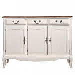 Буфет трехстворчатый с 3-мя ящиками в стиле прованс Interiors Romance варинант исполнения - 1 | Loft Concept в Орле