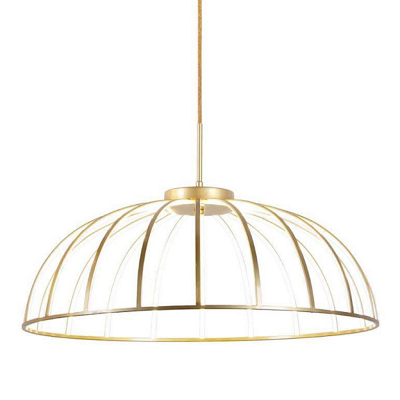 Подвесной светильник Brass Modern FRITURE VERTIGO PENDANT  Матовая латунь Белый в Орле | Loft Concept 