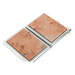 Портсигар с газовой зажигалкой из натурального камня Пегматит Stone Cigarettes Cases варинант исполнения - 5 | Loft Concept в Орле
