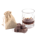 Камни для охлаждения виски из красного лемезита Natural Stone Cube варинант исполнения - 6 | Loft Concept в Орле