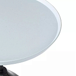 Кофейный столик с круглой столешницей и мраморным основанием Steel Reliability варинант исполнения - 4 | Loft Concept в Орле