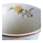 Ваза из голубого фарфора с бронзовыми элементами Blue Garden варинант исполнения - 4 | Loft Concept в Орле