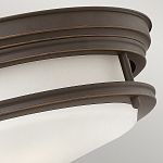 Потолочный светильник для ванных комнат со стеклянным плафоном в форме перевернутого конуса Hinkley варинант исполнения - 23 | Loft Concept в Орле