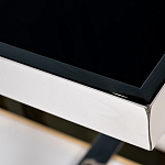 Столик журнальный квадратный с основанием в оттенках хром и золото Harmony Color and Shapes варинант исполнения - 2 | Loft Concept в Орле