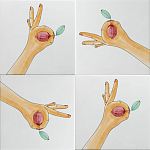 Плитка дизайнерская с рисунком Лимон варинант исполнения - 1 | Loft Concept в Орле