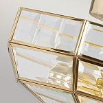 Потолочный светильник шестигранной формы с прозрачными стеклянным плафоном Elstead Lighting варинант исполнения - 12 | Loft Concept в Орле