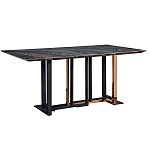 Стол обеденный со стальными ножками оригинальной формы Gourmet Meal варинант исполнения - 1 | Loft Concept в Орле