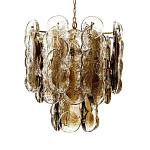 Люстра из круглых стеклянных элементов Vienna варинант исполнения - 1 | Loft Concept в Орле