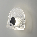 Бра из текстурированного прозрачного стекла с изогнутым краем Textured Glass  варинант исполнения - 2 | Loft Concept в Орле