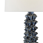 Настольная лампа с корпусом из цветков колокольчика Cascade of Blue Flowers варинант исполнения - 1 | Loft Concept в Орле