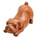 Статуэтка деревянная в виде собаки Puppy варинант исполнения - 1 | Loft Concept в Орле