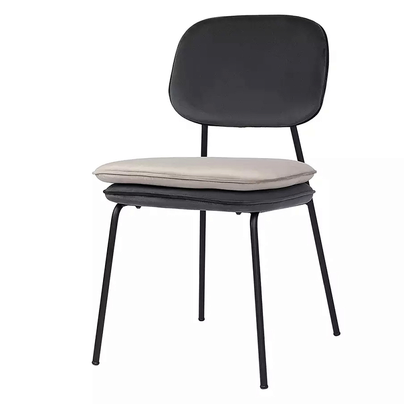 Стул с мягкой обивкой из велюра Soft Velor Chair Мульти Бежевый Стул с мягкой обивкой из велюра Soft Velor Chair Мульти Бежевый в Орле | Loft Concept