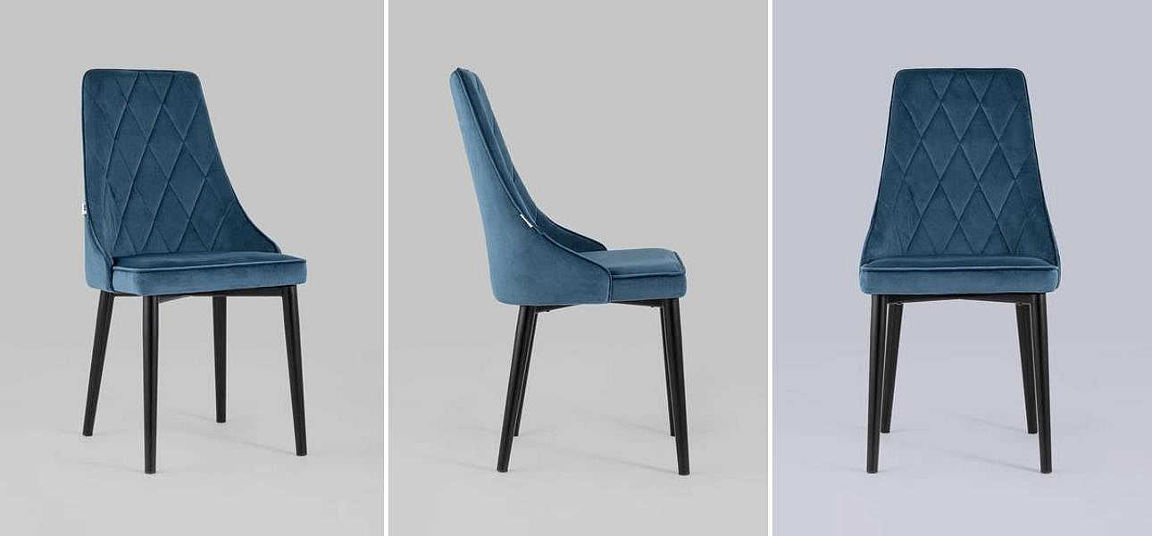 Стул Versailles Chair Синий Велюр Стул Versailles Chair Синий Велюр - Loft-Concept в Орле