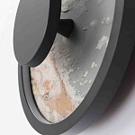 Бра круглое светодиодное с черной рамкой Stone Circle варинант исполнения - 3 | Loft Concept в Орле