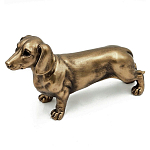 Статуэтка такса с реалистичными деталями и гладкой поверхностью Dachshund Style варинант исполнения - 1 | Loft Concept в Орле
