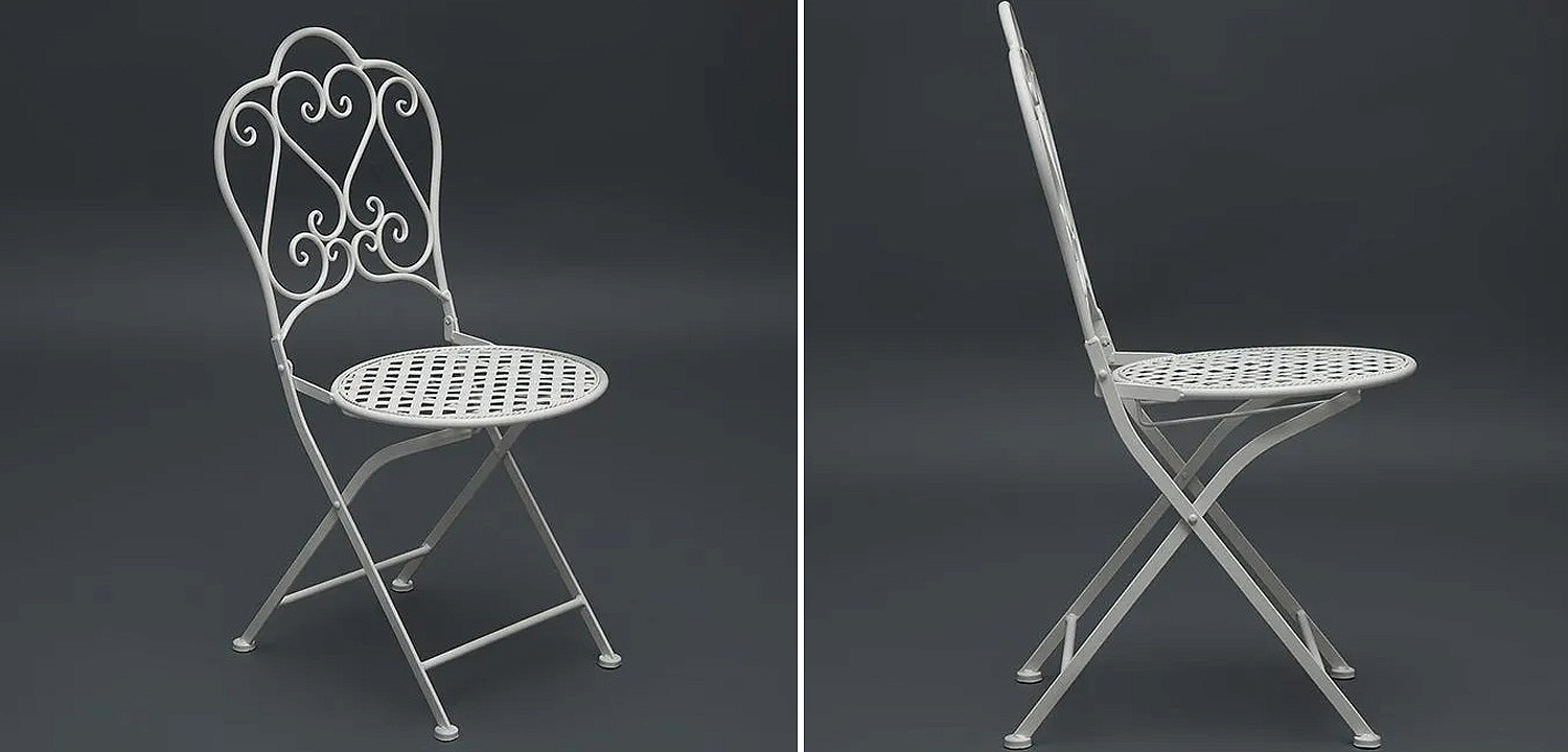 Стул Forged Patterns Love White Стул Forged Patterns Love White - Loft-Concept в Орле