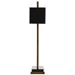 Настольная лампа прямоугольная с черным абажуром Strictness of Forms варинант исполнения - 3 | Loft Concept в Орле