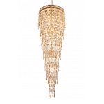 Люстра многоярусная каскадная с хрустальными подвесками Roul Crystal Light варинант исполнения - 5 | Loft Concept в Орле