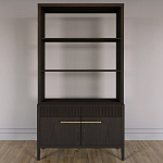 Стеллаж Primo с ящиками Темный орех варинант исполнения - 1 | Loft Concept в Орле