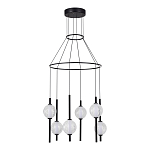 Люстра светодиодная с 6-ю сферическими стеклянными плафонами Splatter варинант исполнения - 3 | Loft Concept в Орле