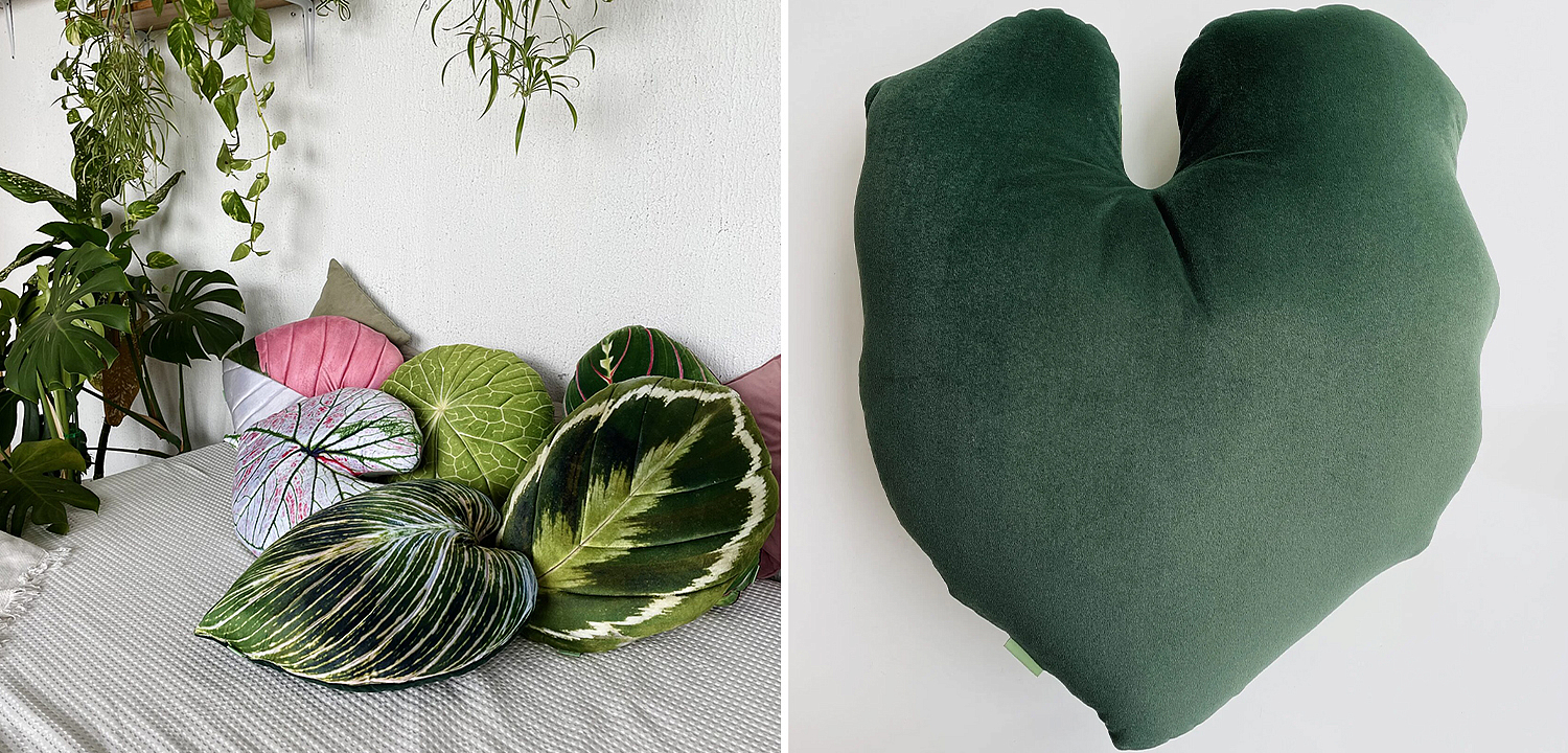 Декоративная подушка Botanical Cushion Philodendron Декоративная подушка Botanical Cushion Philodendron - Loft-Concept в Орле