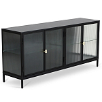 Сервант четырехдверный с рифленым стеклом The Keeper варинант исполнения - 1 | Loft Concept в Орле