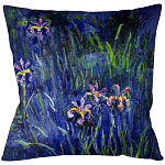 Подушка декоративная Ирисы Impressionism in Art варинант исполнения - 1 | Loft Concept в Орле