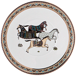 Чайный сервиз из фарфора с изображением лошадей на 6 персон 15 предметов Porcelain Horse Set  варинант исполнения - 6 | Loft Concept в Орле