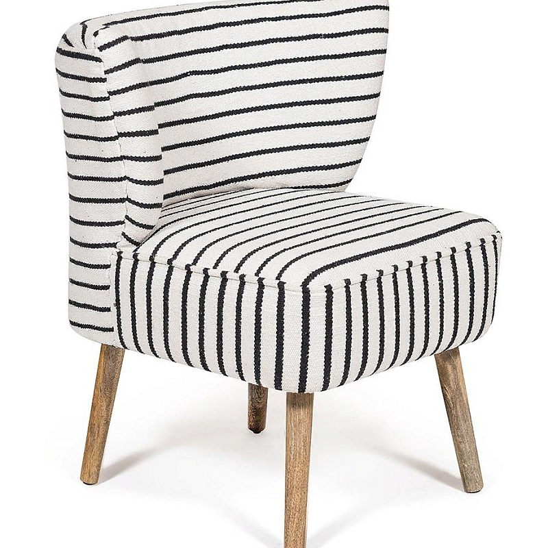Кресло Black and White Stripes Черно-белый Кресло Black and White Stripes Черно-белый в Орле | Loft Concept
