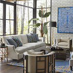 Приставной стол с металлическим золотым  основанием и чёрной столешницей Paradigm варинант исполнения - 2 | Loft Concept в Орле