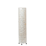 Торшер из перламутра на металлическом каркасе Indonesian Cylinder варинант исполнения - 4 | Loft Concept в Орле