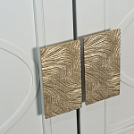 Шкаф бежевый двухдверный с полками и штангой Eccentricity варинант исполнения - 3 | Loft Concept в Орле