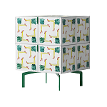 Тумба  с рисунком ShortT Pina Colada Green варинант исполнения - 3 | Loft Concept в Орле